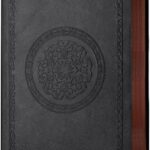2026 Leather Vintage Journal Notebook,300 Pages,Leather Softcover Lined Journal Notebooks for Women Men,Notebook Journals for Writing Travel,Business,Office,5.7'' X 8.3'',Black