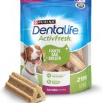 DentaLife ActivFresh Dog Chews for Small and Medium Dogs 20-40 lbs., Dental Chews to Freshen Breath, Chicken Flavor, 15.5 oz., 21 Chews - 21 ct. Pouch