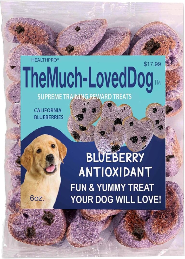 The Much-Loved Dog, Bakery-Fresh, Training/Reward Treats. A World First, With Or Without Optional Fresh-Keeper Canister! All Dogs/All Breeds! Healthful Fun & Yummy! (1 Pack, Blueberry)
