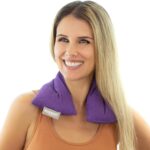 Bed Buddy Heated Aromatherapy Neck Wrap, Lavender Scented - Microwavable Hot & Cold Therapy for Sore Muscles, Stress Relief, and Relaxation - Soft Plush Fabric with Lavender