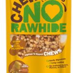 Cadet Chewalicious Layered 'N Dipped with Peanuts, Rawhide-Free Dog Chews, Limited-Ingredient & Long-Lasting Chew Treats for Dogs, Made with Real Chicken, Peanut Flavor, 2 Pack