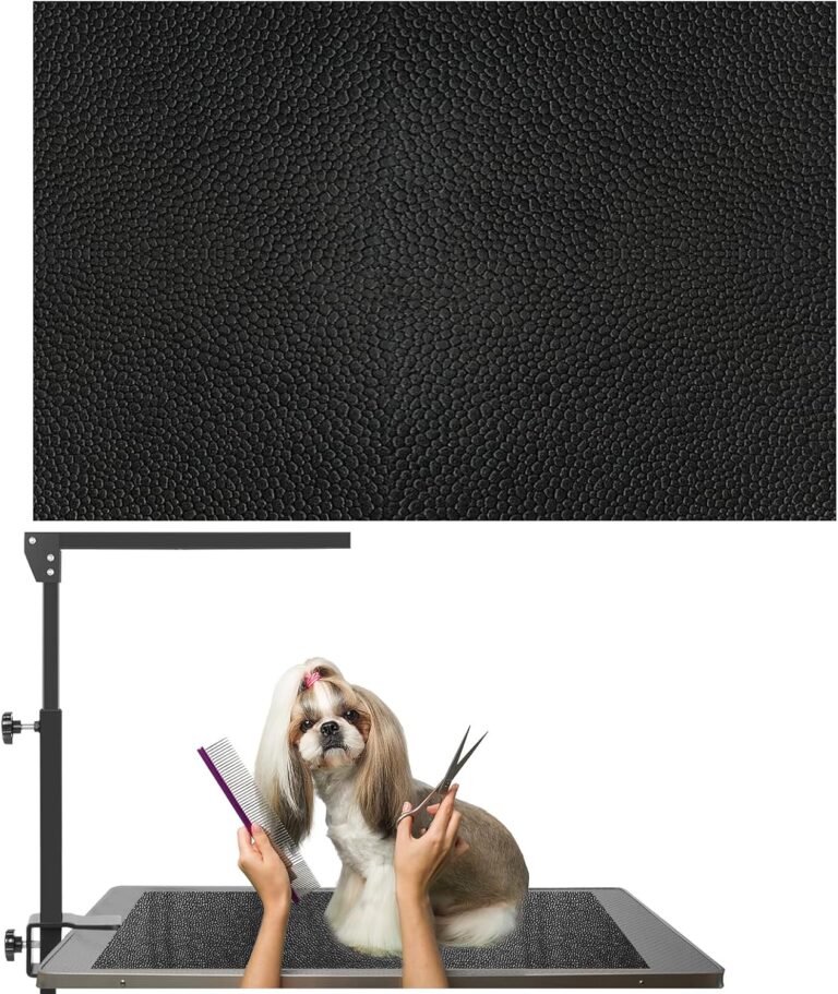 Dog Grooming Table Mat, (24x36inch) Dog Grooming Table Mat Pad Non-Slip, Pet Grooming Table Mat for Grooming Dogs at Home, Pet Groomers Table Mat, Easy-Clean Durability