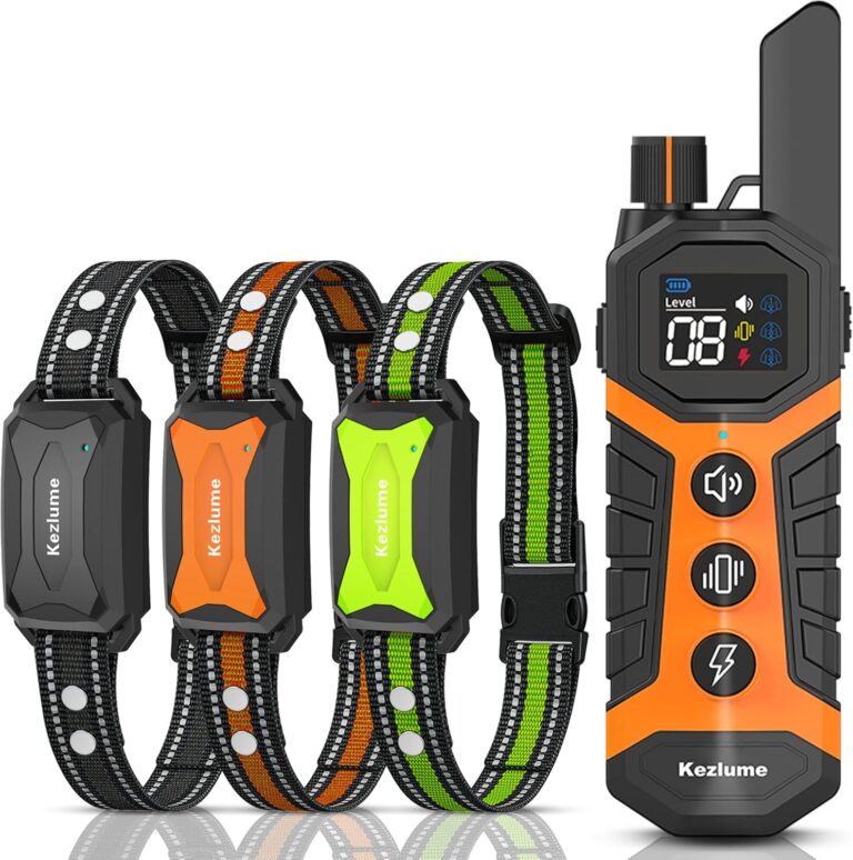 Dog Shock Collar - 4000FT Dog Training Collar with Remote Innovative IP67 Waterproof with 3 Training Modes, Rechargeable E-Collar for All Breeds 5-120lbs Small Medium Large Dogs