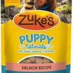 Zuke's Puppy Naturals Bag of Soft Puppy Treats for Training, Natural Dog Treats Bites with Salmon Recipe, 5 oz.,