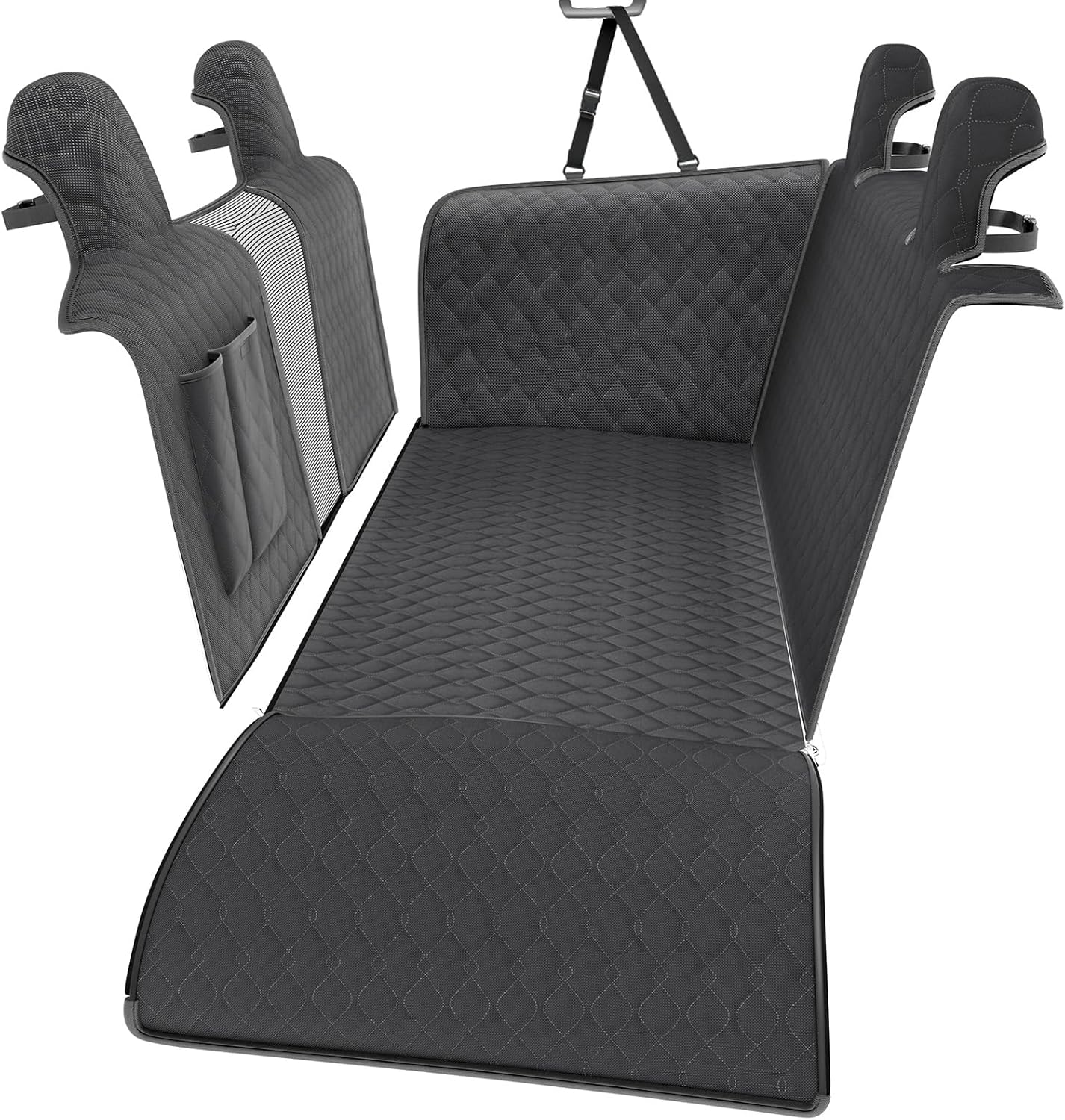 Bilisin Dog Car Seat Cover with Storage Pocket Compatible with Subaru XV/Crosstrek 2013-2017 Soft Bottom Hammock Oxford Fabric Pet Backseat Cover Protector Interior Accessories (Black) Bilisin Dog Car Seat Cover with Storage Pocket Compatible with Subaru XV/Crosstrek 2013-2017 Soft Bottom Hammock Oxford Fabric Pet Backseat Cover Protector Interior Accessories (Black)