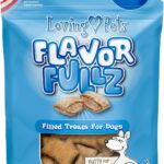 Loving Pets Flavorfullz Filled Treats for Dogs, Peanut Butter 6 oz.
