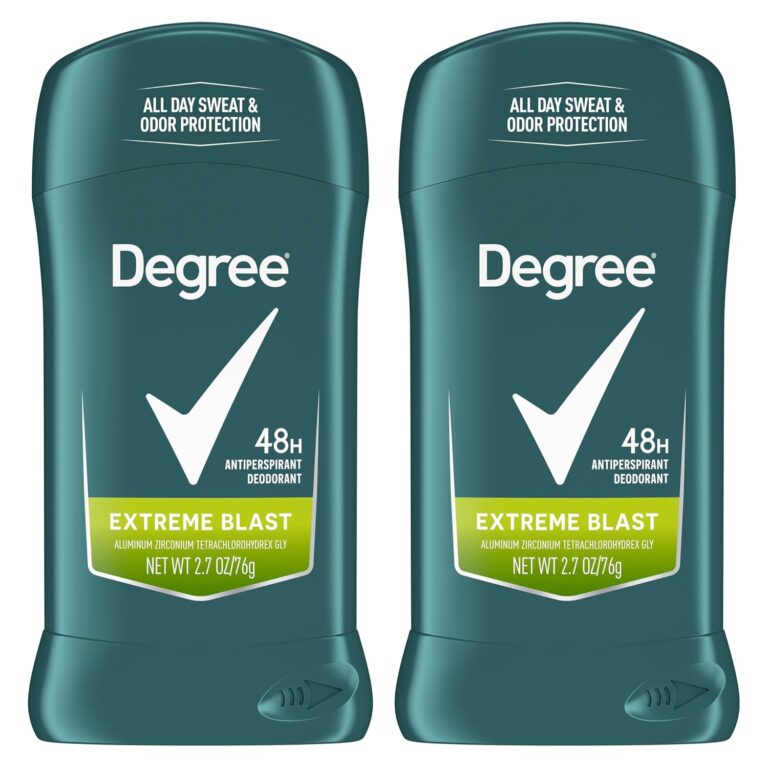 Degree Men Original Protection Antiperspirant Deodorant Extreme Blast Twin Pack 48-Hour Sweat and Odor Protection Antiperspirant For Men 2.7 oz