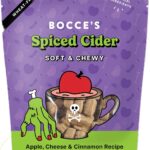 Bocce's Bakery Spiced Cider All-Natural Soft & Chewy Halloween Dog Treats - Wheat-Free Everyday Cookies for Dogs, Made with Real Ingredients & Baked in The USA  Apple & Cinnamon Flavored (6 oz Bag)