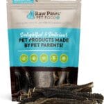 Raw Paws Green Lamb Tripe Sticks for Dogs (10-Count) - Single Ingredient, Grass-Fed & Free Range - Crunchy Lamb Dog Treats - All Natural Dog Chews