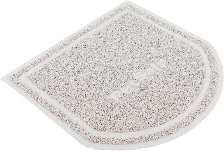 PetSafe Cat Litter Mat - Waterproof Litter Trapping Mat for Hygienic Clean Floors - Anti-Slip Double Layer Back - Cat-Friendly Texture for Sensitive Paws - Small