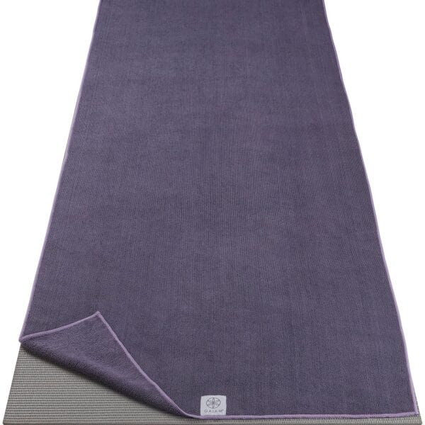 Gaiam Yoga Mat Towel Microfiber Mat-Sized Yoga Towel for Hot Yoga