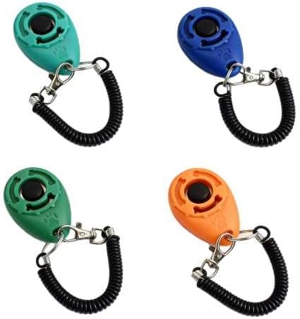 Dog Training Clicker with Wrist Strap, Pet Behavioral Training Clicker, Effective Trainings Clickers for Cat Puppy Horse Bird, Perfect for Positive Behavior Reinforcement