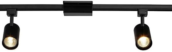 GLOBE Electric 59738 Tribeca 4-Light 56" Track Lighting Kit, Matte Black, Bulb Not Included