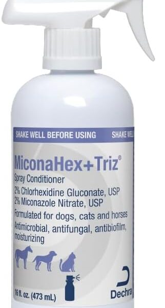 Miconahex+ Triz Spray for Dogs Cats and Horses, 16 oz