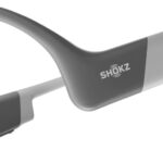 SHOKZ OpenRun, Bone Conduction Headphones,Open-Ear Bluetooth Wireless Sport Headphones for Running & Workout,Sweat Resistant, Long 8H Playtime,Mic,Hair Band-Standard-Grey