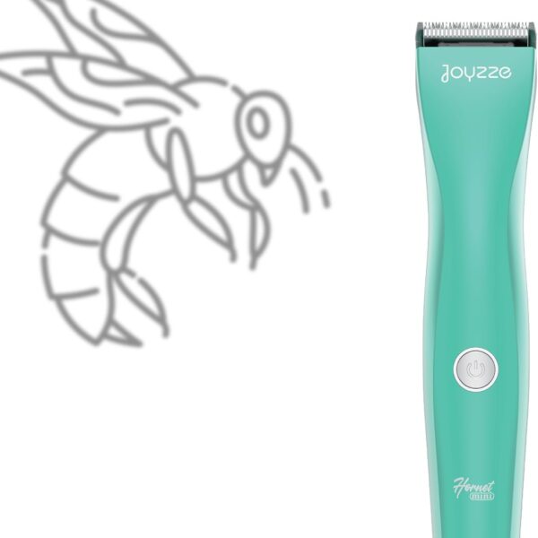 Hornet Mini Trimmer - Compact and Portable Pet Trimming Clippers for Grooming - Low Noise, Rechargeable Cordless Dog Hair Grooming Clippers - Teal