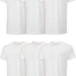 Fruit of The Loom Men's Crew Tee Undershirts, Moisture Wicking & Tag Free, Also Available in Big & Tall
