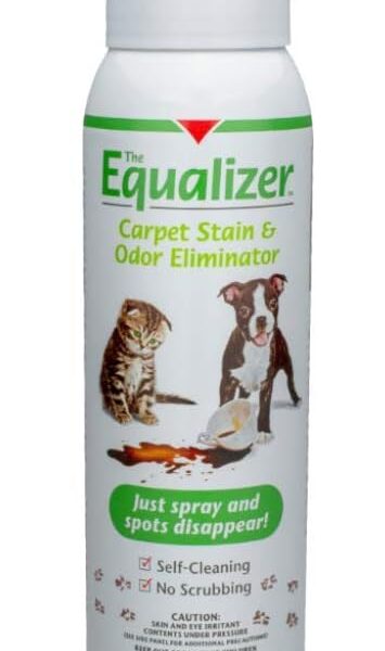 Vetoquinol Equalizer Pet Carpet Cleaner, Stain Remover & Odor Eliminator, Carpet Spot Cleaner, 20oz