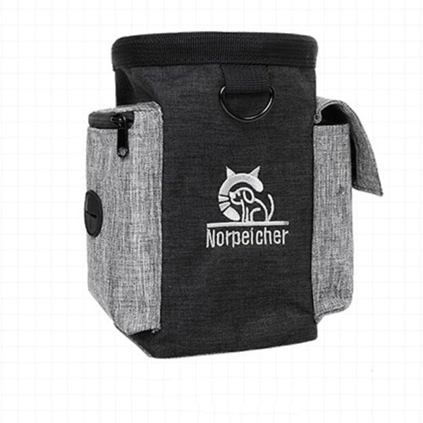 Stylish Waist-Worn Pet Training Treat Bag - Fashionable & Hands-Free for On-The-Go Pet Training (Black)