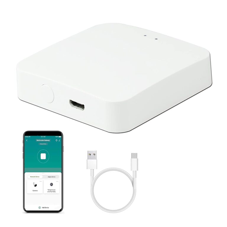 Smart Hub Gateway: Zigbee & Bluetooth Mesh Multi-Protocol Communication Gateway, App Remote Control, Voice Control, Intelligent Home Bridge, ONLY Support Tuya Smart Devices