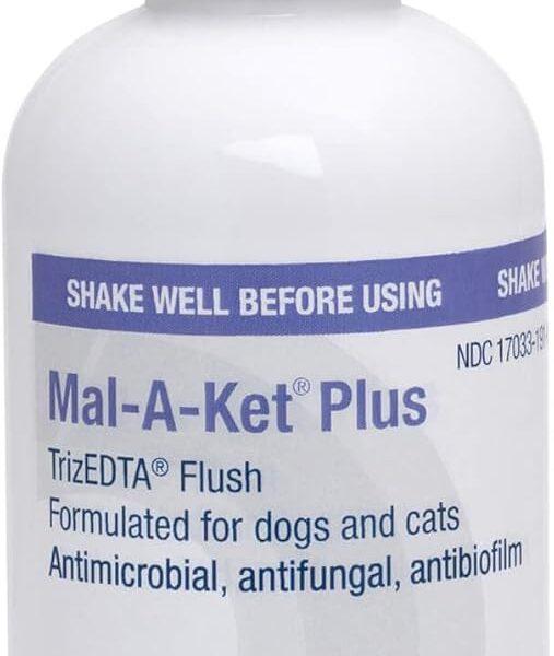 Mal-A-Ket Plus TrizEDTA Flush for Cats and Dogs, 4 oz
