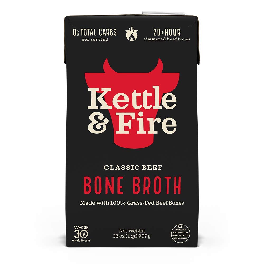 Kettle & Fire KETTLE & FIRE Bone Broth, Beef, 32 Oz Kettle & Fire KETTLE & FIRE Bone Broth, Beef, 32 Oz