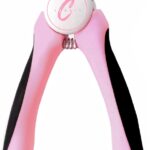 Pet Nail Clippers, Stainless Steel, Ergonomic Non Slip Design, Safe Home Pet Grooming for Cats and Dogs (Pink)