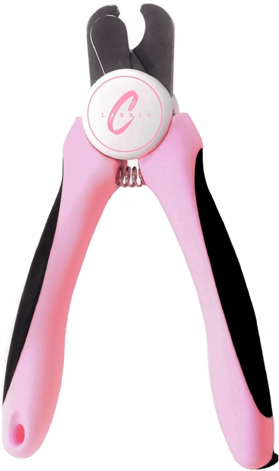 Pet Nail Clippers, Stainless Steel, Ergonomic Non Slip Design, Safe Home Pet Grooming for Cats and Dogs (Pink) Pet Nail Clippers, Stainless Steel, Ergonomic Non Slip Design, Safe Home Pet Grooming for Cats and Dogs (Pink)