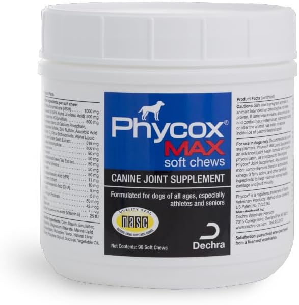 MAX Dog Joint Supplement Soft Chews, 90 Ct