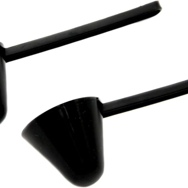 Chef Craft Classic Plastic Coffee Scoop, 1 Ounce 2 Piece Set, Black