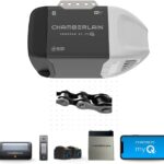 Chamberlain C2212T Smart Wi-Fi Garage Door Opener, 1/2-HP Chain Drive Motor - Quantity 1