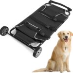 TFCFL Pet Stretcher Animal Rescue Stretcher Veterinary Transport Trolley 250lb Max for Animal Dog Cat