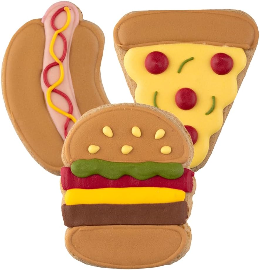 CRUMBARK Off The Menu Gift | Hand-Decorated Dog Cookies 3 Pack in Gift Box | Extra Large Dog Treats 62g Cookie, Vegan Snacks for Dogs, Gifts for Dogs CRUMBARK Off The Menu Gift | Hand-Decorated Dog Cookies 3 Pack in Gift Box | Extra Large Dog Treats 62g Cookie, Vegan Snacks for Dogs, Gifts for Dogs