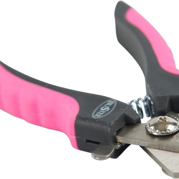 Kruuse Buster Professional Dog Nail Clipper  Small Size  Safe & Easy Pet Nail Trimmer for Small Dogs & Cats  Sharp Stainless Steel Blades, Non-Slip Handle, Safety Guard  Vet-Recommended