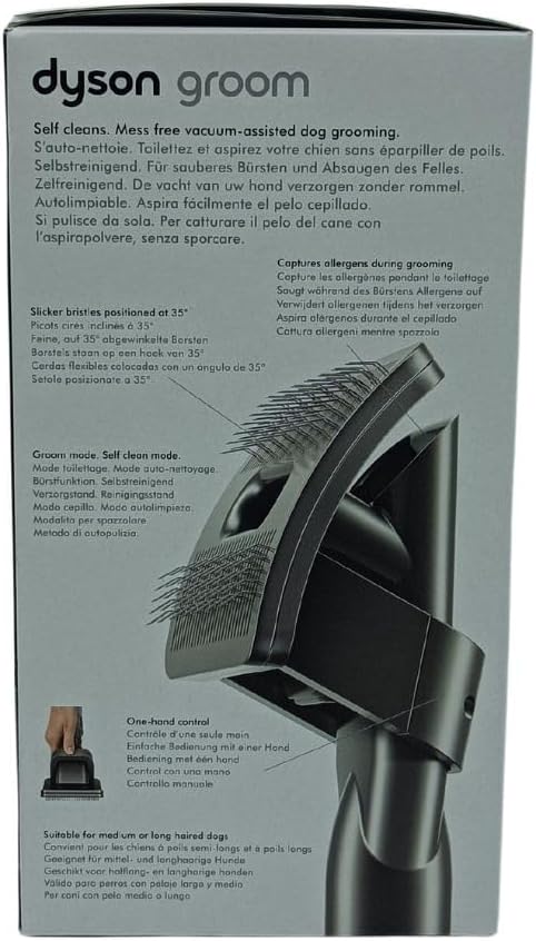 Dyson Groom Tool Vacuum-Assisted Dog Groomer