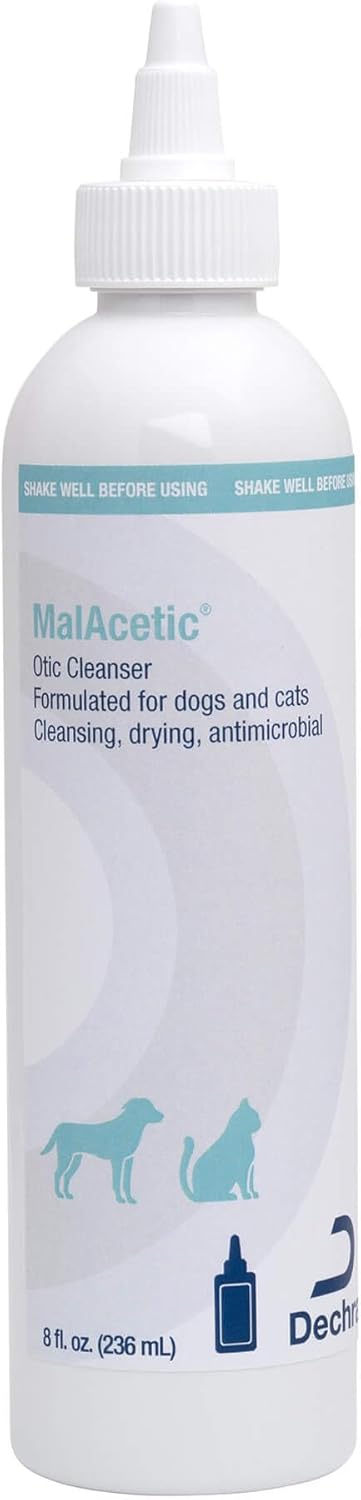 Malacetic Otic Cleanser for Dogs and Cats, 8 fl oz