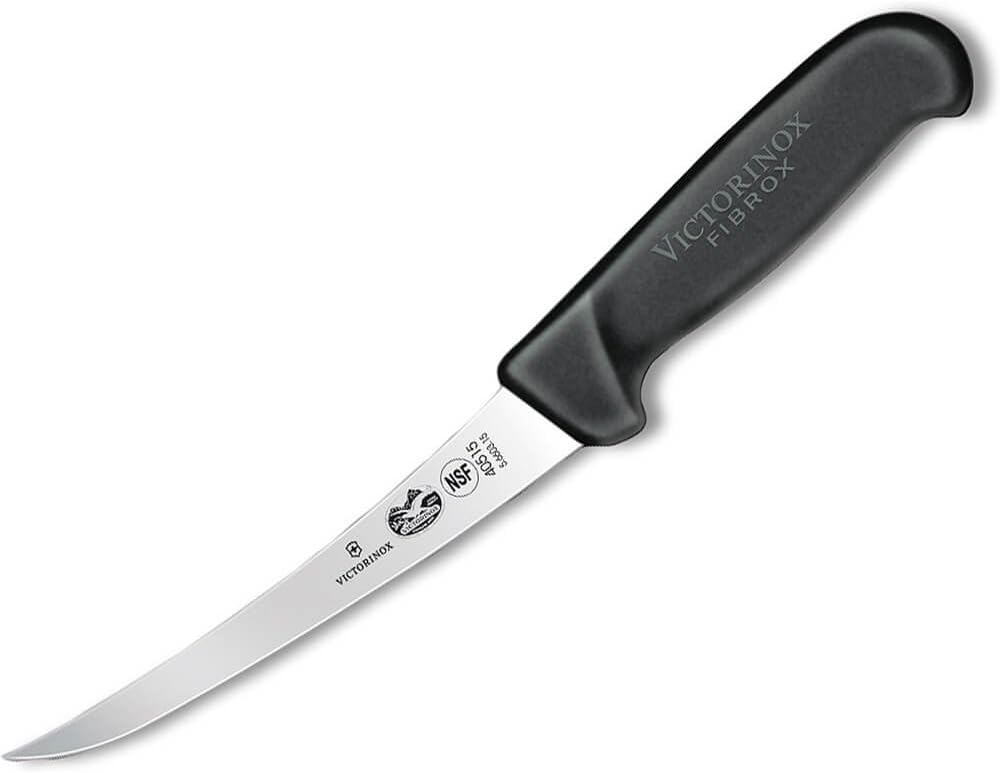 Victorinox 6 Inch Curved Fibrox Pro Boning Knife with Semi-stiff Blade Victorinox 6 Inch Curved Fibrox Pro Boning Knife with Semi-stiff Blade