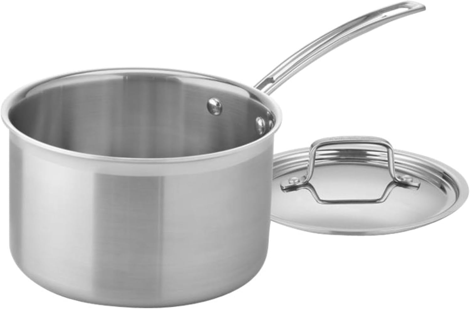 Cuisinart 4-Quart Skillet, Stainless Steel Cookware Multiclad Pro Triple Ply Saucepan w/Cover, MCP194-20N Cuisinart 4-Quart Skillet, Stainless Steel Cookware Multiclad Pro Triple Ply Saucepan w/Cover, MCP194-20N