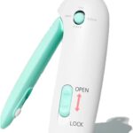 Cat Nail Clipper | Cat Nail Trimmer with Clipping Debris Storage, Adjustable Sizes, Hidden Nail File, Round Hole Blade for Injury-Free Grooming Tool for Pets