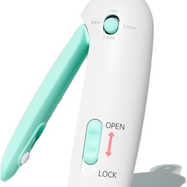 Cat Nail Clipper | Cat Nail Trimmer with Clipping Debris Storage, Adjustable Sizes, Hidden Nail File, Round Hole Blade for Injury-Free Grooming Tool for Pets