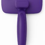 Flik'et Pet Brush for Dogs & Cats, Self Cleaning, Deshedding Grooming Tool for Long & Short Hair, Easy Hair Removal, Gentle Bristles, Ideal for Shedding, Detangling & Massage