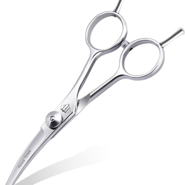 Dog Grooming Scissors: 4.75" Pet Curved Shears Made Of Advanced Stainless Steel Alloy for Trimming Dogs Cats and Other Pets Face and Paws