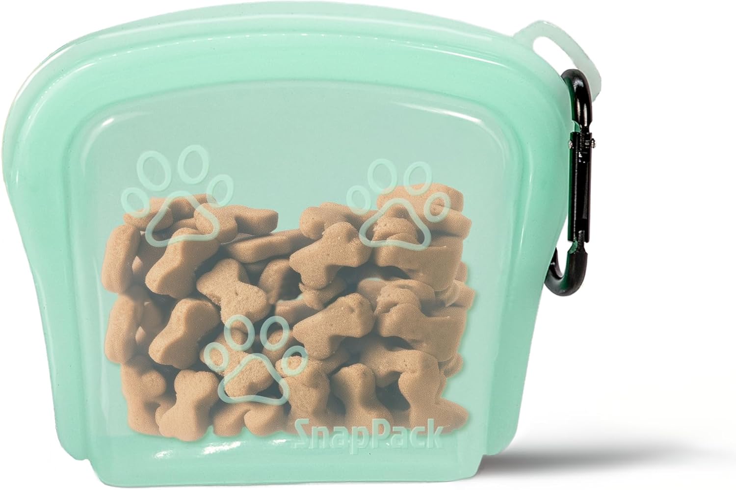 MODERN-X SnapPack Pet Treat Single Reusable Silicone Treat Bag Pouches for Dogs & Cats, Dishwasher-Safe, Eco-Friendly, Leakproof, Microwavable & Freezer Safe, BPA-Free with Zero Plastic, Teal Color MODERN-X SnapPack Pet Treat Single Reusable Silicone Treat Bag Pouches for Dogs & Cats, Dishwasher-Safe, Eco-Friendly, Leakproof, Microwavable & Freezer Safe, BPA-Free with Zero Plastic, Teal Color