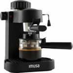 IMUSA USA GAU-18202 4 Cup Espresso/Cappuccino Maker,120 volts, Black