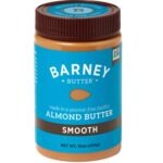 Barney Butter Almond Butter, Smooth, No Stir, Non-GMO, Skin-Free, Paleo Friendly, KETO, 16 Ounce