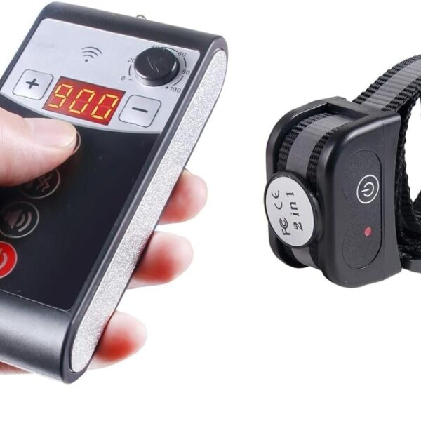 DOTSTAR Wireless Dog Fence Training Collar Pet Electric 2 in 1 System, Portable Dog Fence Remote Range Training Collar, Beep, Shock, Vibration Waterproof Rechargeable Dog Collar