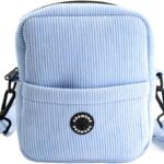 COOWONE Dog Treat Pouch, Velvet Dog Walking Fanny Pack with Built-in Poop Bag Dispenser | Large Capacity Pet Travel Training Bag for Treats, Kibbles, Pet Toys (Blue)