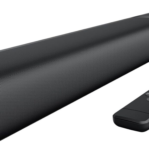 Sound Bar for Smart TV, 80W Soundbar with Bluetooth/ARC/Opt/AUX Connect, Dynamic Volume Boost, 3 Equalizer Modes, 2 in 1 Detachable Soundbar for TV/PC/Gaming/Projectors