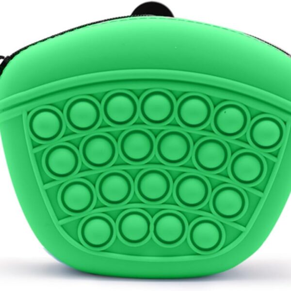 Dog Treat Pouches, Dog Treat Bag, Silicone Dog Snack Bag, Pet Snack Bag with Waist Clip, Treat Pouches for Pet Training(Green)