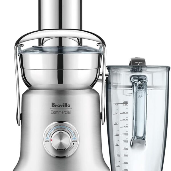 Breville Commercial CJE830BSS1BNA1 Juice Fountain XL Pro Centrifugal Juicer Machine, 70 oz Jug, Brushed Stainless Steel